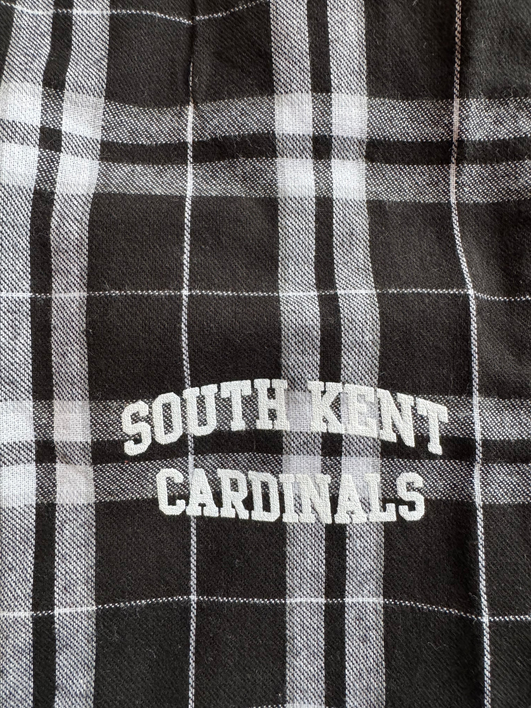 South Kent Flannel Pants Black Plaid