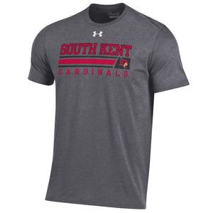 UA® Short Sleeve Charged Cotton Tee Carbon Heather